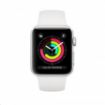 Obrázek APPLE Watch Series 3 GPS, 38mm Silver Aluminium Case with White Sport Band