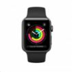 Obrázek APPLE Watch Series 3 GPS, 38mm Space Grey Aluminium Case with Black Sport Band