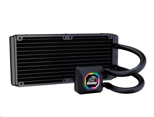 Obrázek AKASA chladič CPU VENOM R20 pro patice LGA 775,115x, 1366, 2011,2066 Socket AMx, FMx, měděné jádro, 120mm PWM ventilátor