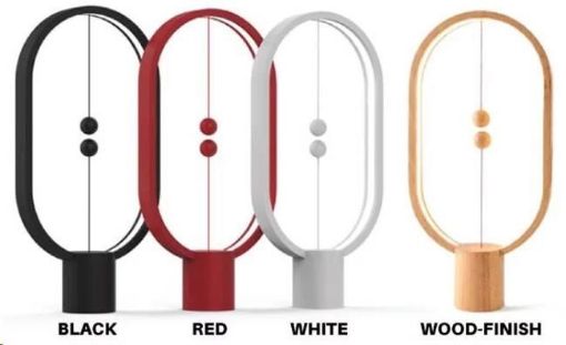 Obrázek Allocacoc Heng Balance Lamp Plastic Ellipse USB (BLACK)