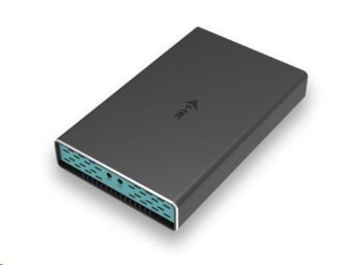 Obrázek iTec MySafe USB-C/USB-A 2x M.2 SATA Drive Metal External case with RAID 10Gbps