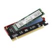 Obrázek AXAGON PCEM2-S, PCIe x16 - M.2 NVMe M-key slot adaptér, kovový kryt pro pasivní chlazení