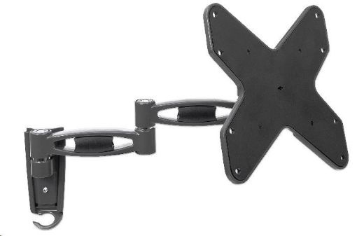 Obrázek MANHATTAN Nástěnný držák TV / LCD, kloubový, dvojité rameno (23” -42”, max. 20kg)