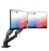 Obrázek CONNECT IT TwinArm stolní držák na 2 monitory, záruka 30 let, ČERNÝ