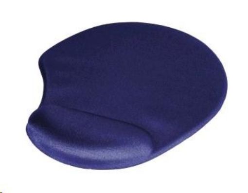 Obrázek Hama ergonomická gélová podložka pod myš, modrá
