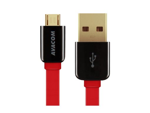 Obrázek AVACOM MIC-40R kabel USB - Micro USB, 40cm, červená