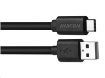 Obrázek Datový a nabíjecí kabel USB - USB Type-C, 100cm, černá