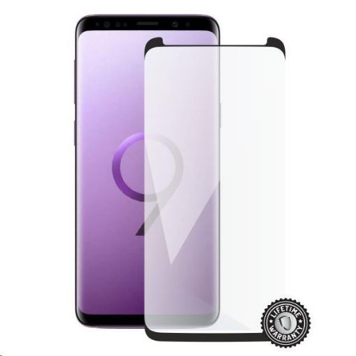 Obrázek Screenshield ochrana displeje Tempered Glass pro SAMSUNG G960 Galaxy S9, (case friendly), černá