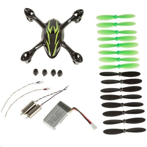 Obrázek Hubsan příslušenství k Dronu: H107C-A41 crash pack H107C black&green