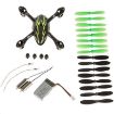 Obrázek Hubsan příslušenství k Dronu: H107C-A41 crash pack H107C black&green