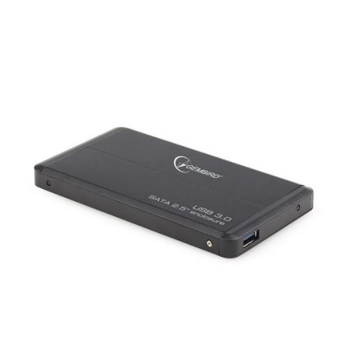 Obrázek GEMBIRD externí box pro 2.5" zařízení, USB 3.0, SATA, černý