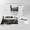 Obrázek AXAGON PCEM2-D, PCIe x4 - M.2 NVMe M-key + SATA B-key slot adaptér, vč. LP