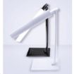 Obrázek Solight LED stolní lampička stmívatelná, 12W, volba teploty světla, USB, bílý lesk