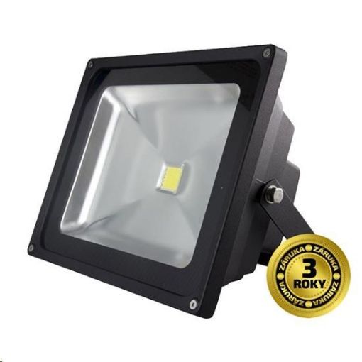 Obrázek Solight LED venkovní reflektor, 30W, 2400lm, AC 230V, černá