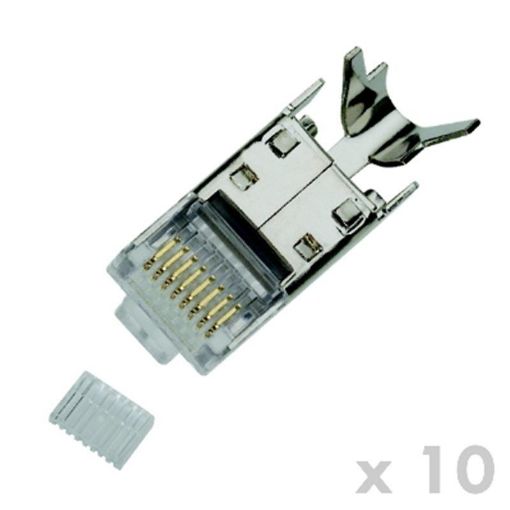 Obrázek DATACOM konektor RJ45 STP CAT7(6A) 8p8c drát(10ks)