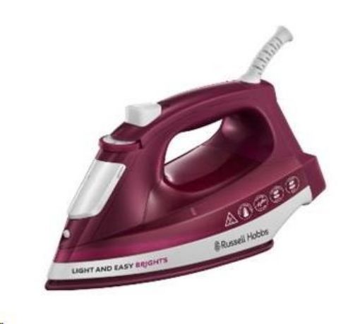 Obrázek RUSSELL HOBBS 24820 Žehlička na prádlo Light and Easy Brights Iron Mulberry