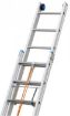 Obrázek Dvoudílný výsuvný žebřík s lanem VENBOS PROFI 4922 2x22