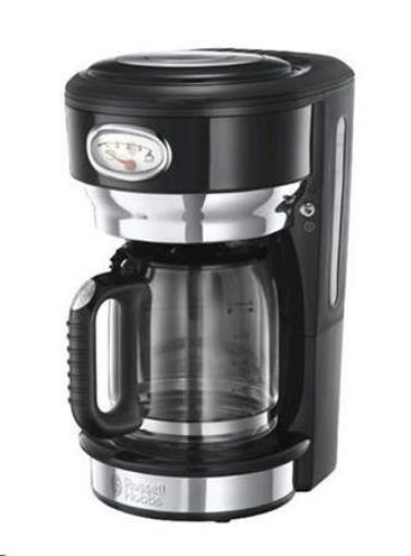 Obrázek RUSSELL HOBBS 21701 Kávovar - RETRO glass black