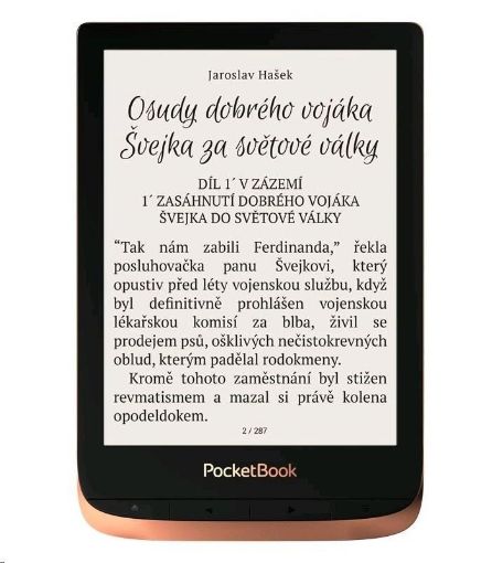 Obrázek POCKETBOOK 632 Touch HD 3, Spicy Copper, 16GB