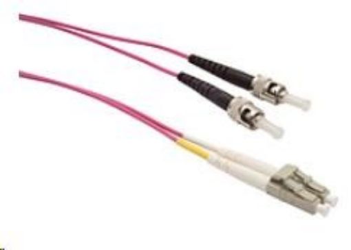 Obrázek Solarix Patch kabel 50/125 LCupc/STupc MM OM4 2m duplex SXPC-LC/ST-UPC-OM4-2M-D