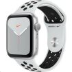 Obrázek APPLE Watch Nike Series 5 GPS, 44mm Silver Aluminium Case with Pure Platinum/Black Nike Sport Band - S/M & M/L