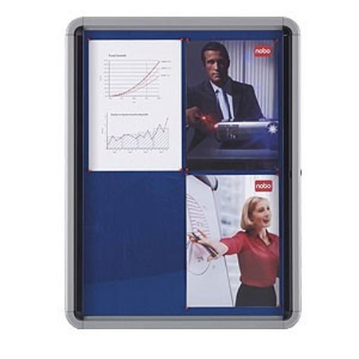 Obrázek Vitrína AVELI informační šedá, 6xA4