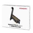 Obrázek AXAGON PCEM2-N, PCIe x4 - M.2 NVMe M-key slot adaptér, vč. LP