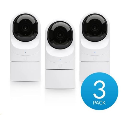 Obrázek UBNT UVC-G3-FLEX-3, UniFi Video G3-FLEX Camera, FHD, 4mm, H.264, IR, 24V PoE, 3-pack