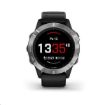 Obrázek Garmin GPS sportovní hodinky fenix6 Glass, Silver/Black Band