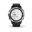 Obrázek Garmin GPS sportovní hodinky fenix6 Glass, Silver/Black Band