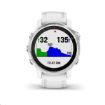 Obrázek Garmin GPS sportovní hodinky fenix6S Glass, Silver/White Band