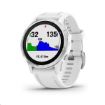 Obrázek Garmin GPS sportovní hodinky fenix6S Glass, Silver/White Band