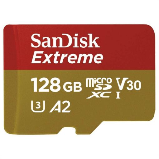 Obrázek SanDisk Extreme microSDXC 128GB 160MB/s + adaptér