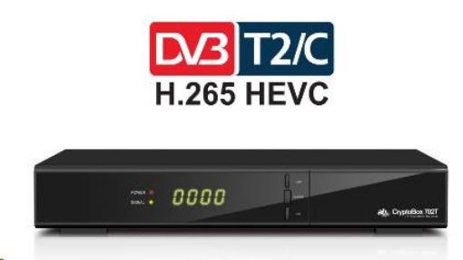 Obrázek AB-COM SET TOP BOX CryptoBox 702T HD DVB-T2 CZ