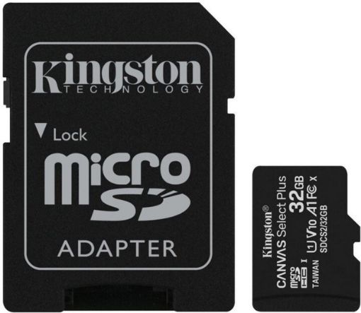 Obrázek Kingston 32GB micSDHC Canvas Select Plus 100R A1 C10 - 1 ks