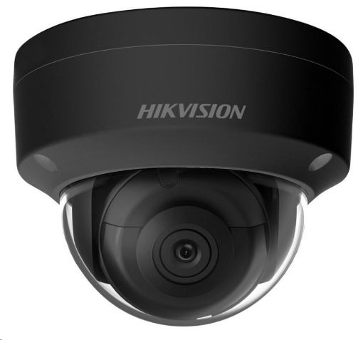 Obrázek HIKVISION IP kamera 2Mpix, H.265, 25 sn/s, obj. 2,8 mm (114°), PoE, IR 30m, IR-cut, WDR 120dB, 3DNR, MicroSD, IP67,černá