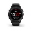 Obrázek Garmin GPS sportovní hodinky fenix6 PRO Glass, Black/Black Band (MAP/Music)