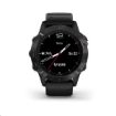 Obrázek Garmin GPS sportovní hodinky fenix6 PRO Glass, Black/Black Band (MAP/Music)