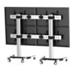 Obrázek Reflecta TV STAND Video Wall 55T  (45-55"/40kg, 3 TV nad sebou, V600x400)