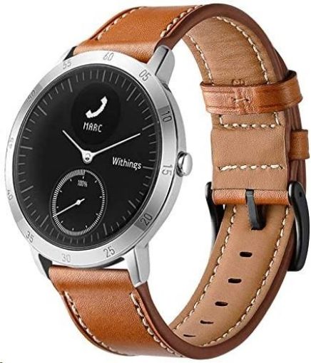 Obrázek Withings Accessory Leather Sport Wristband (20mm) for Steel HR Sport - Brown