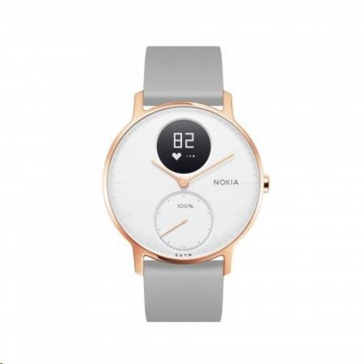 Obrázek Withings / Nokia Steel HR (36mm) Rose Gold w/ Grey Silicone Wristband