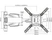 Obrázek Reflecta FLEXO 55-4040T  (23-55"/35kg, 3x pant výk.+5-15°/ot.180°, V400x400)