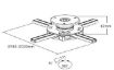 Obrázek Reflecta PERSEUS 6,2cm stropní držák dataprojektoru