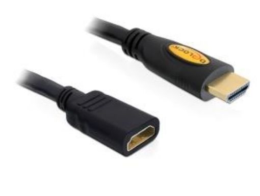 Obrázek Delock HDMI 1.4 prodlužovací kabel A / A samice / samec, délka 5m