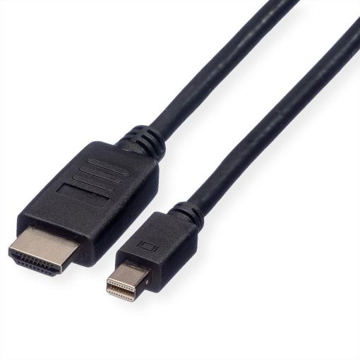 Obrázek DisplayPort - HDMI kabel, miniDP(M) -> HDMI M, 2m