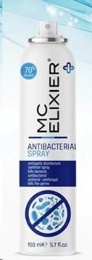 Obrázek MC ELIXIER 150ml antibacterial spray 70% alc.