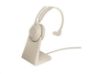 Obrázek Jabra náhlavní souprava se stojánkem Evolve2 65, Link 380a MS, mono, béžová