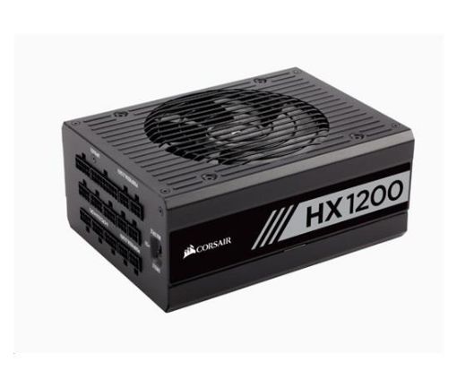 Obrázek CORSAIR zdroj, HX1200-80 PLUS® PLATINUM Certified PSU (ATX, 1200W, Modular)