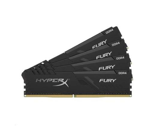 Obrázek Kingston DIMM DDR4 128GB 3200MHz CL16 (Kit of 4)  HyperX FURY Black