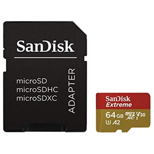Obrázek SanDisk Extreme microSDXC 64GB 160MB/s + adaptér